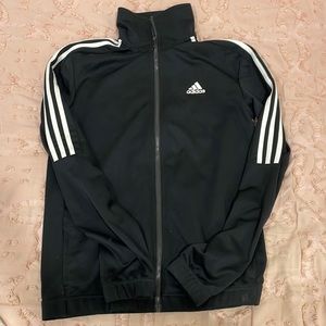Black Adidas warm up jacket